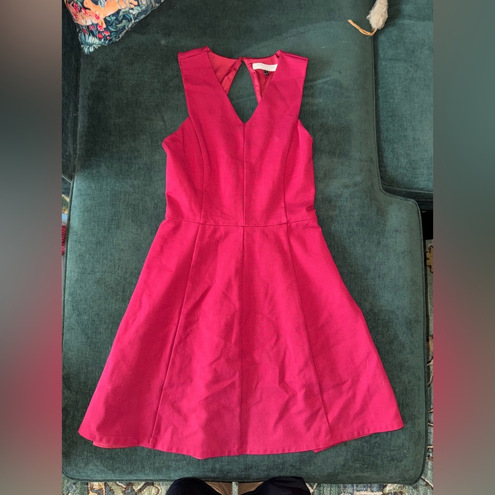 Halston Heritage dress size 0 bordeaux